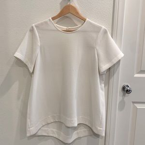 Madewell size large short sleeve top in ivory